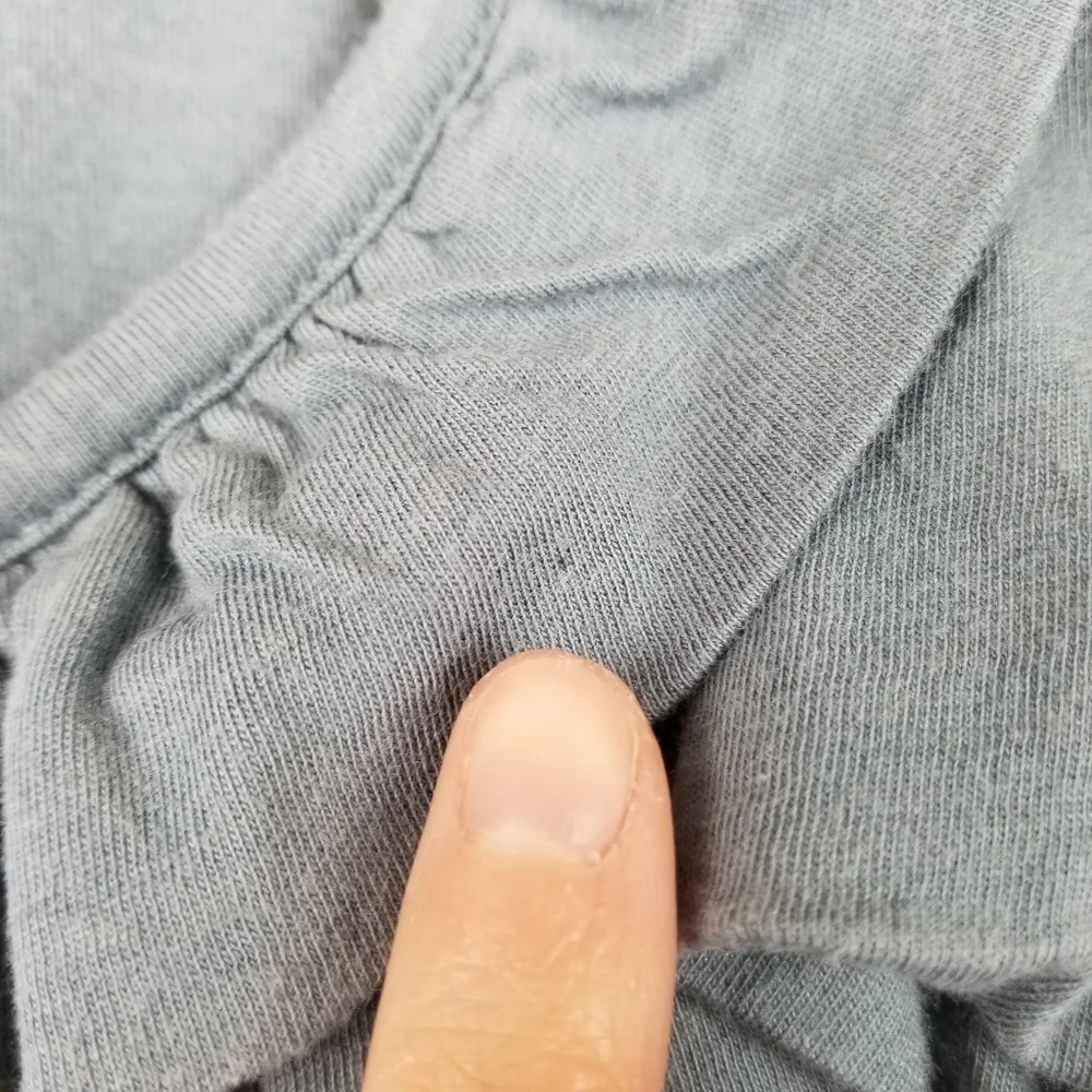 Anthropologie Blue Ruffled Blouse - Picture 5 of 8